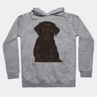 Cool Black Labrador Retriever Dog Stone T-Shirt Hoodie